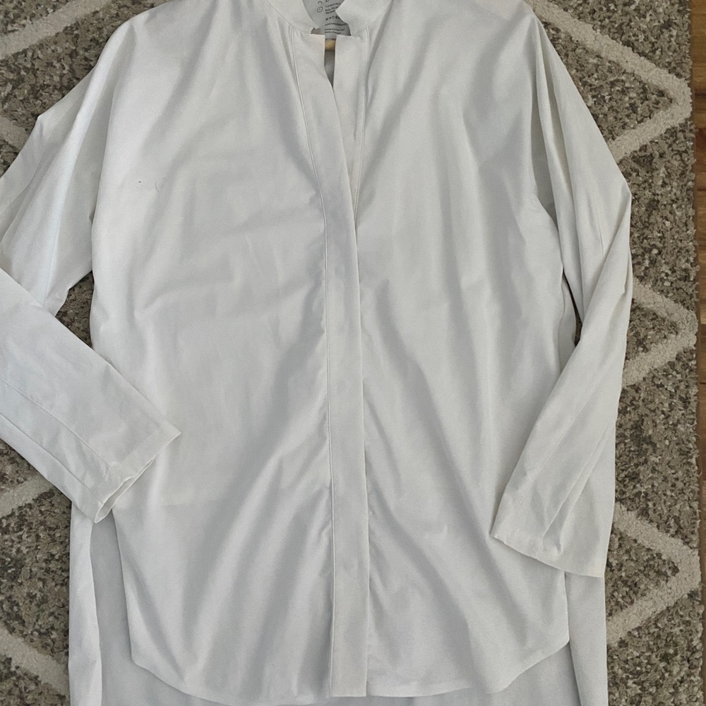 ADAY Something Borrowed Shirt, White Large - Picture 5 of 8
